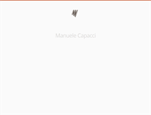 Tablet Screenshot of manuelecapacci.com